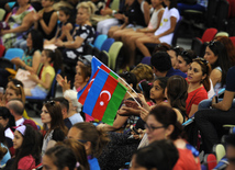 I Avropa Oyunlarında azərbaycanlı gimnastlar akrobatika yarışlarında final mərhələsinə çıxdı. Bakı, Azərbaycan, 17 iyun 2015